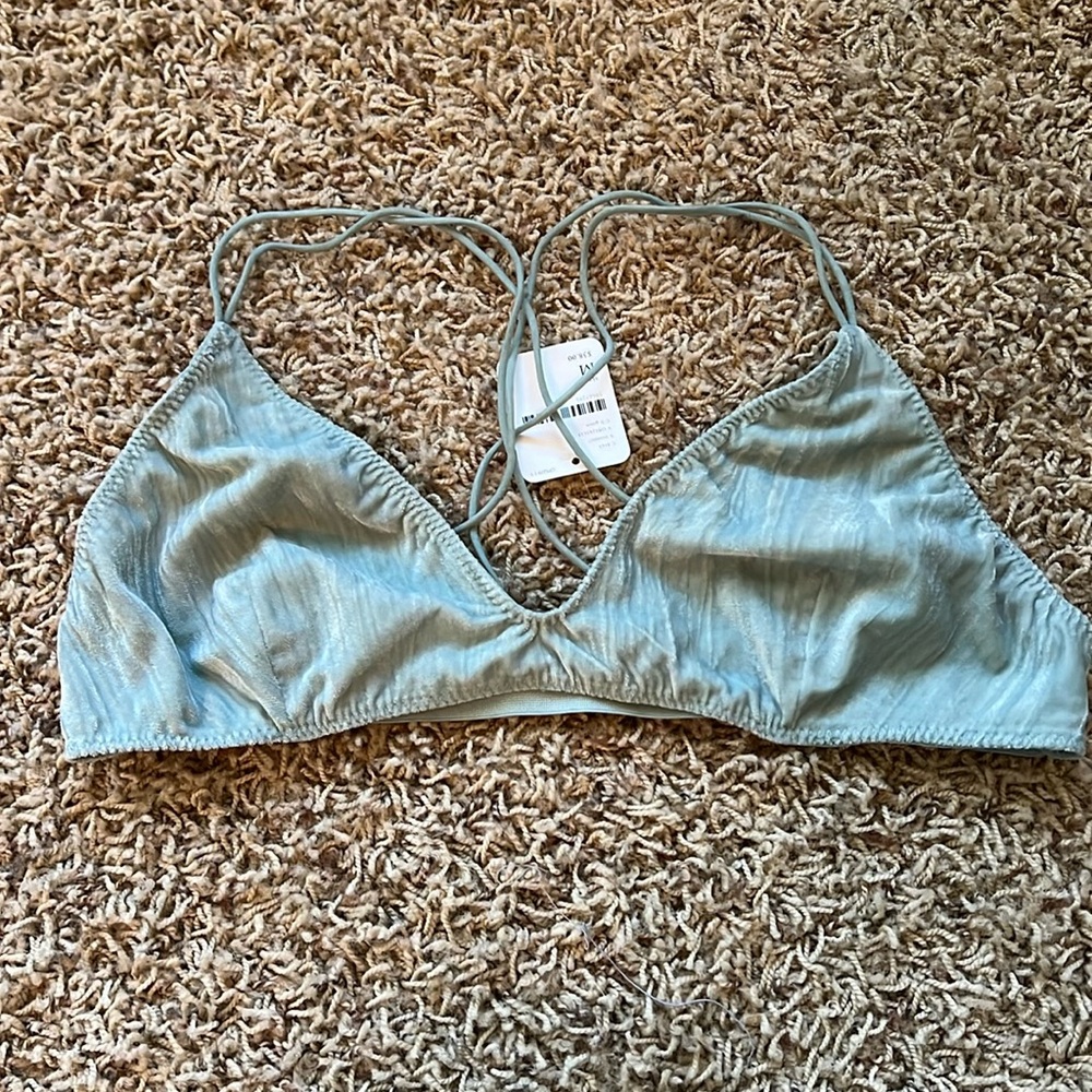 NWT Free People velvet bralette